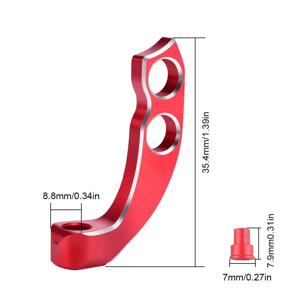 9IMOD Adjustable Lanyard Hook CNC Aluminum Extended Neck Strap Mount for TX15 TX16S MK3 RC Radio Transmitter Controller