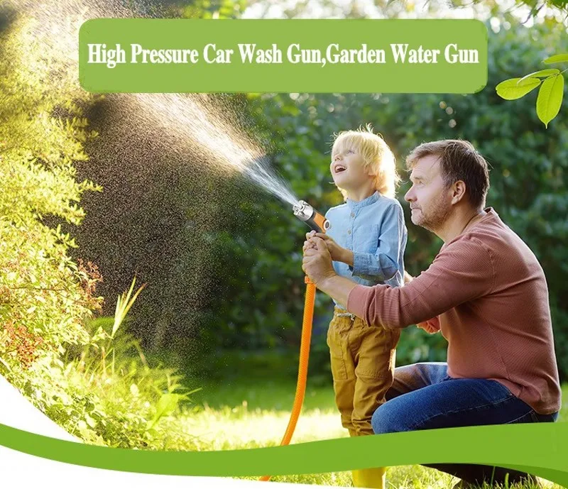 4-Modus Gartenwasserpistole Hochdruck-Autowaschpistole Einstellbare Bewässerungsdüse Rasen- und Gartenbewässerungssprinkler – Detail 1