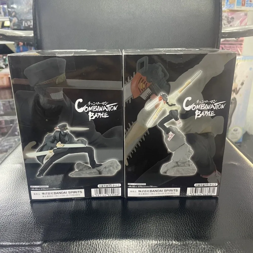 ของแท้จาก Bandai ของแท้จาก Banpresto ชุดรวมตัวละครอนิเมะ Chainsaw Man ดาบซามูไรของเด็นจิ ของสะสม โมเดลฟิกเกอร์