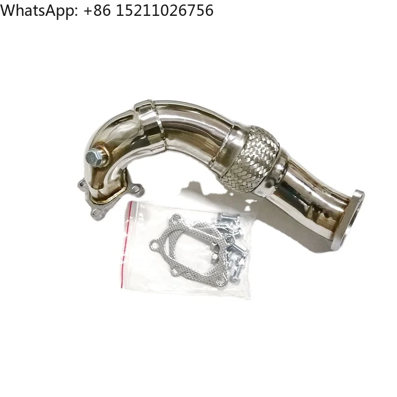 hot sale Exhaust TURBO DOWNPIPE EXHAUST for 07-13 MAZDA 3 MPS MAZDASPEED3 DISI