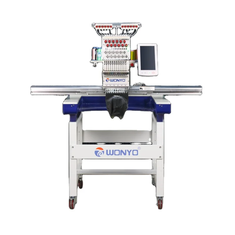 For High Quality Home Use New Single Head Computerized Embroidery Machine 10 Inch Touch Screen High Speed Free Accessories