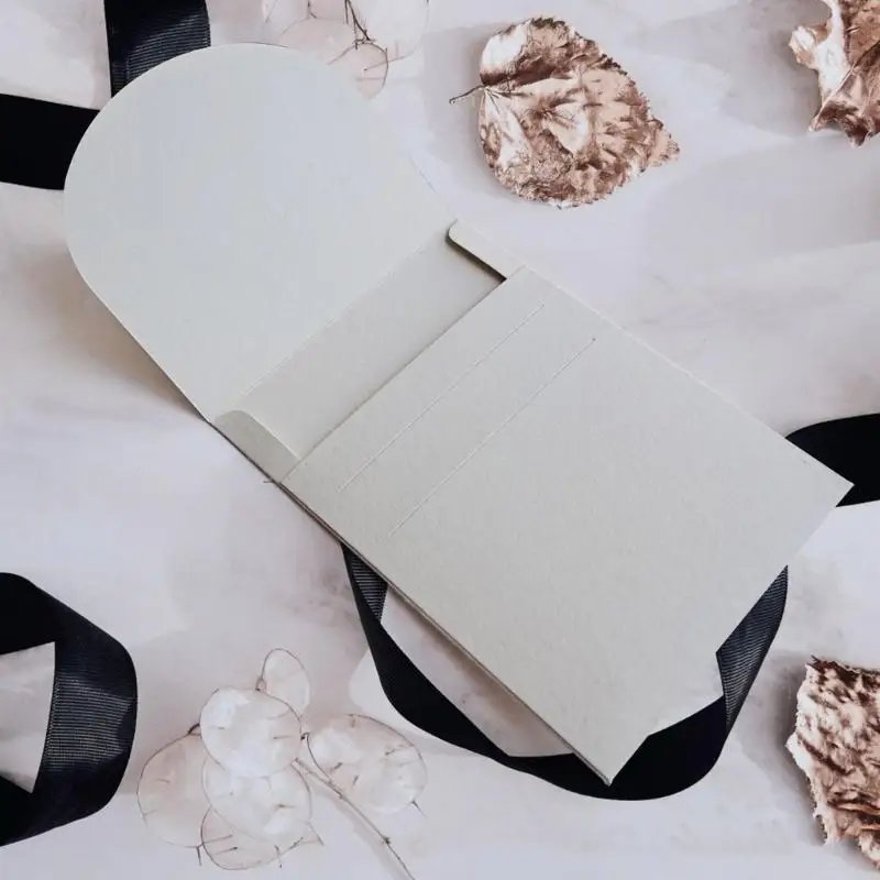 

30 шт. складной конверт 5x7 дюймов 300GMS бумажные конверты для свадебных приглашений D5QC