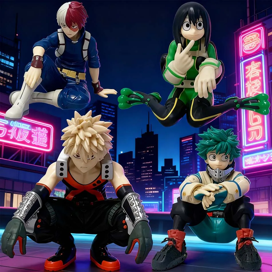 Bandai Original Ichiban KUJI MY HERO ACADEMIA figura de Anime Katsuki Bakugo figuras de acción de juguete para niños niñas regalos para niños modelo