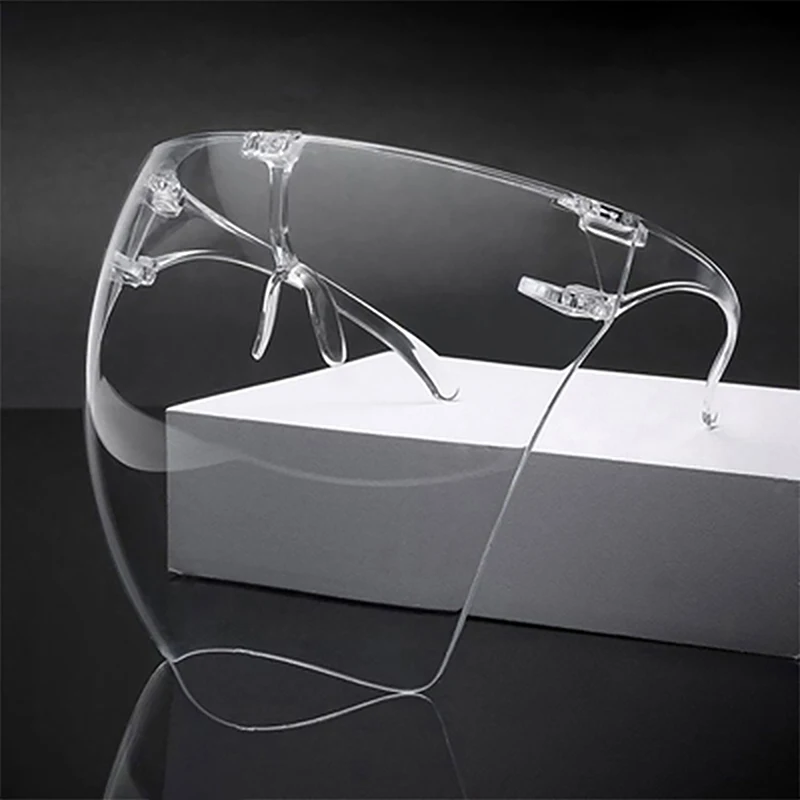 1 Pcs Full Face High-Definition Transparent Anti Fog Anti Splash Protective Mask High Transparency Goggles Nail Art Tool