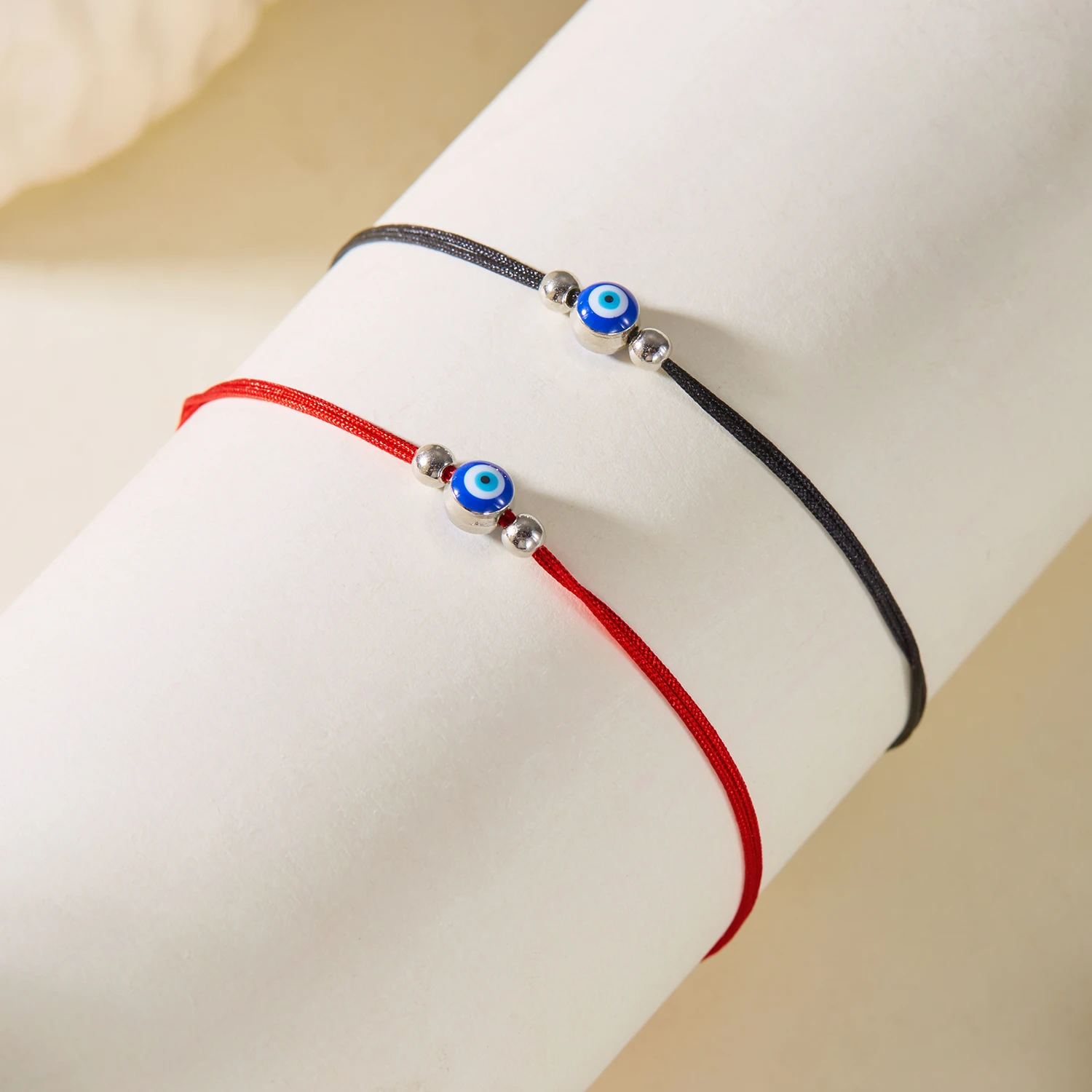 Neues Design 10 Stil Glück rotes Seil blau bösen Blick Armbänder für Frauen handgemachte geflochtene Paar Armbänder Amulett Freundschaft Schmuck – Detail 1