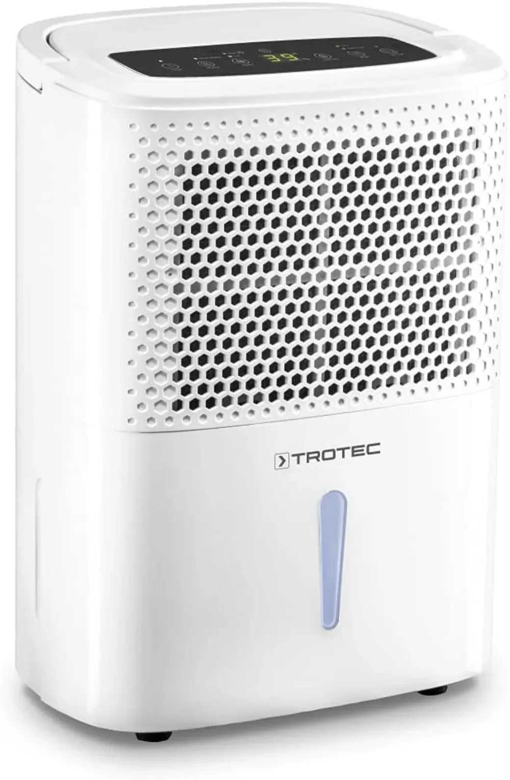 TROTEC Deshumidificador TTK 26 E, 10L / Día, Compacto, Depósito 1,8 litros, Portátil, Habitaciones de 15m2, Filtro de Aire, Sile