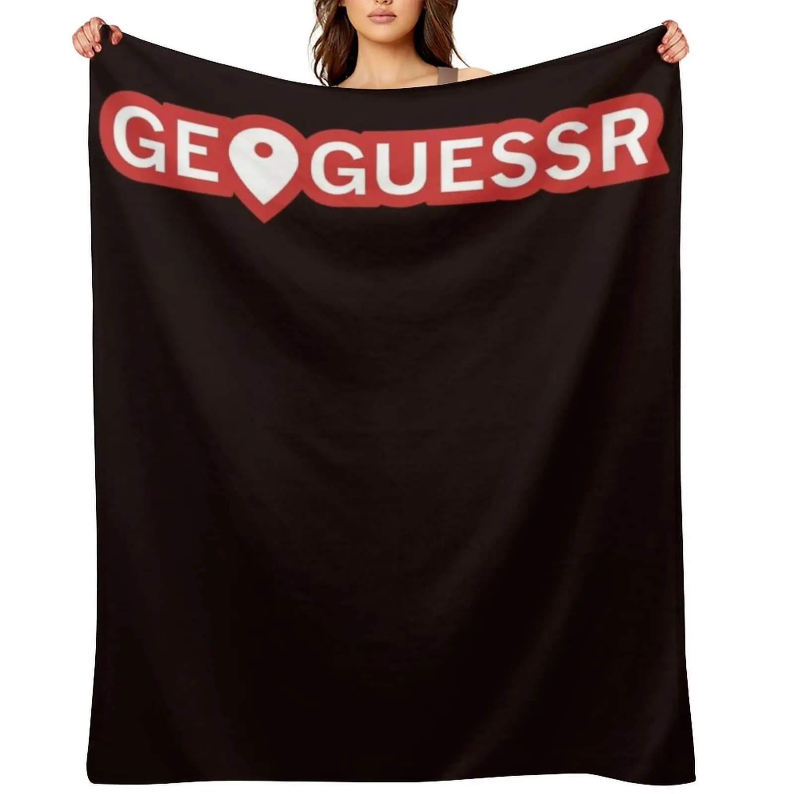 

GeoGuessr Logo Throw Blanket Weighted anime Retros Designers Blankets