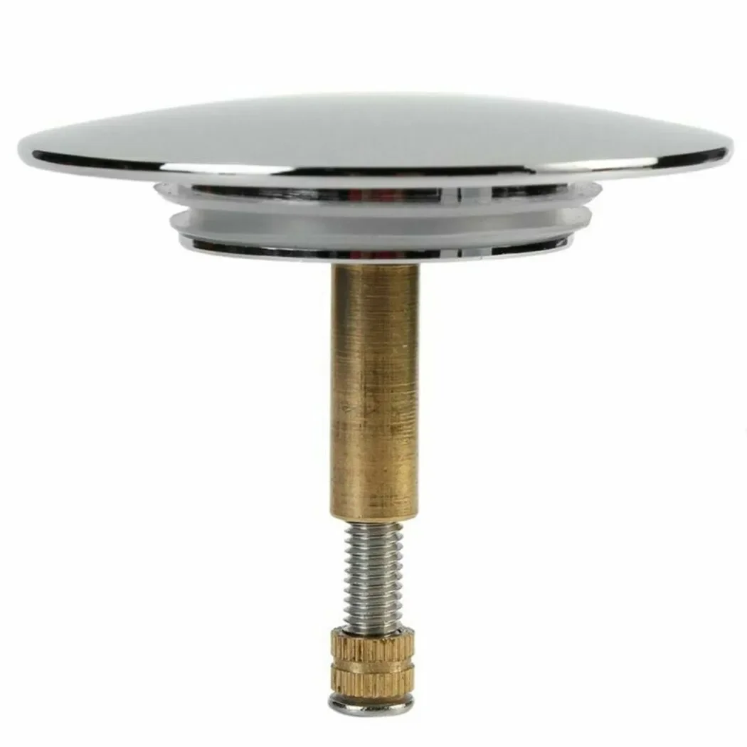 70mm Drain Stopper Bath Basin Waste Stopper Bath Plug Replacement Adjustable Bathroom Tub Drain Drainer Strainer