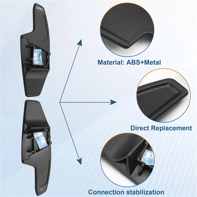 

A73X-Dedicated Steering Wheel Shift Paddle Replacement Cover For Golf 8 MK8 Touareg Passat Sharan 2021-2023