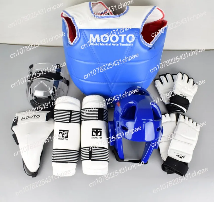 male Men taekwondo fitness protective gear training equipment taekwondo real combat protective gear body protection training set