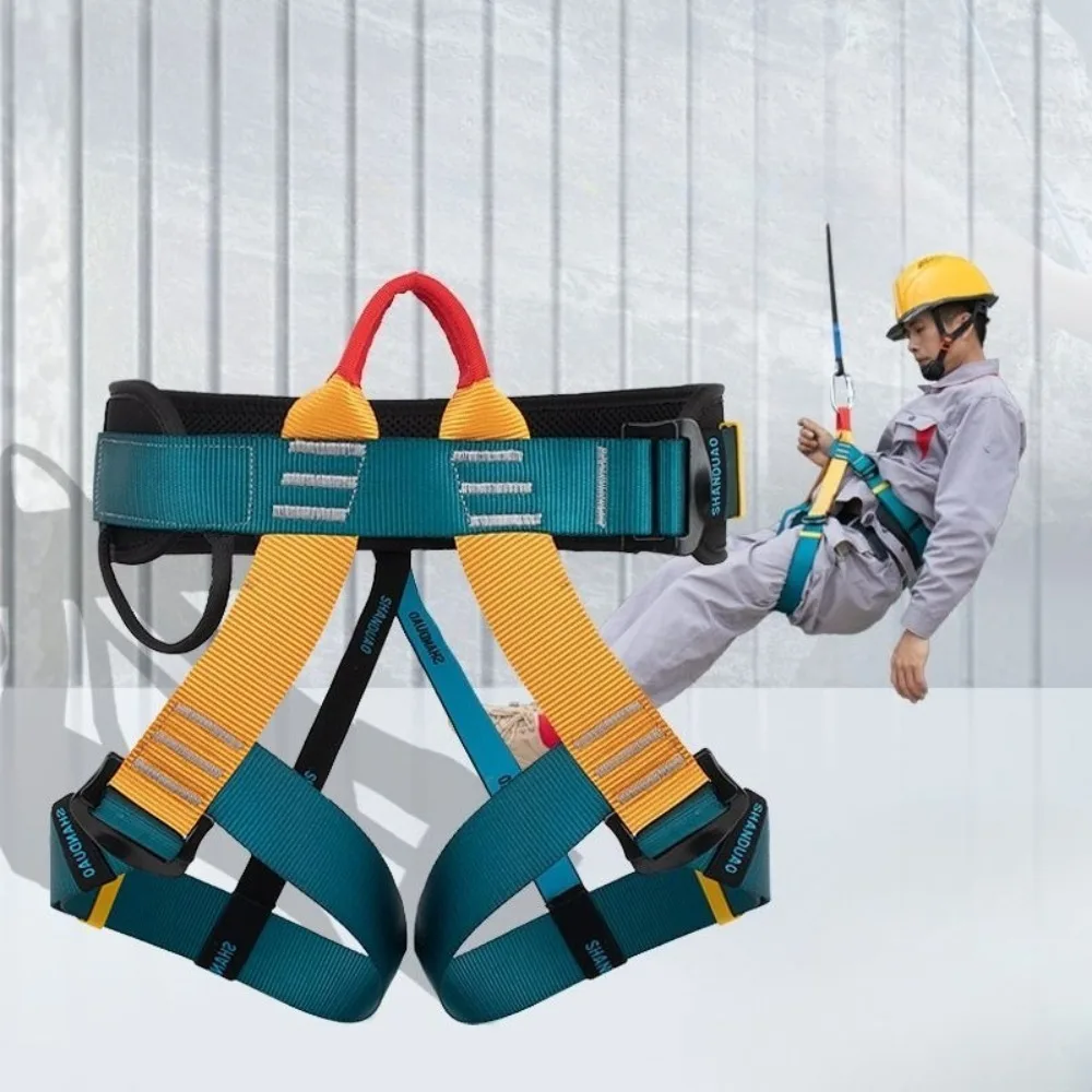 Professional Half  Rock Climbing Safety Rope Set for Outdoor Work Fall Protection Mountaineering & Rescue Gear