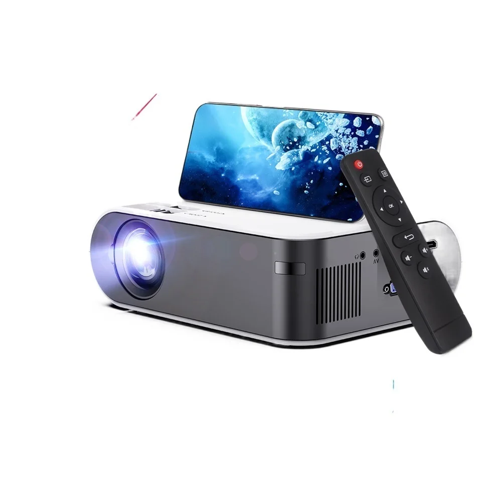 New Mini Portable Projector for HD 1080P Video WiFi Projector Proyector P62 W10 TD60 Smart Phone Airplay Maircast Beamer Home