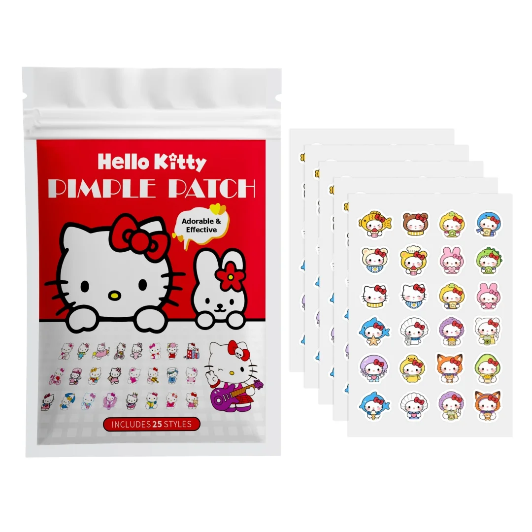 120PCS hello kitty Acne patches, facial acne patches, hydrogel acne removal patches, concealer