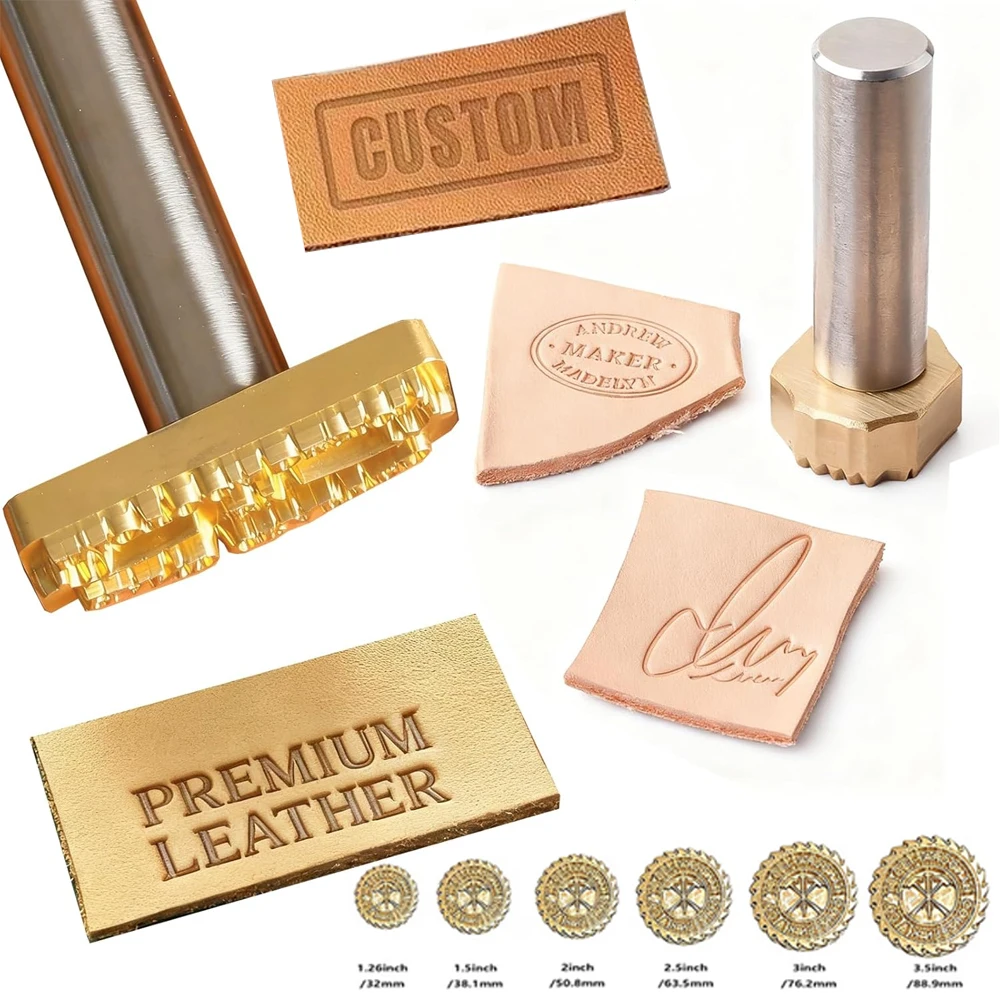 Leather Stamp Set - Custom Personalized Leather Stamp Set Custom