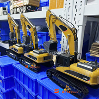 HUINA 580 Hydraulic RC Excavator 1/18 336D RC Hydraulic Excavator Metal Model Engineering Machinery Remote Control Car Model Toy