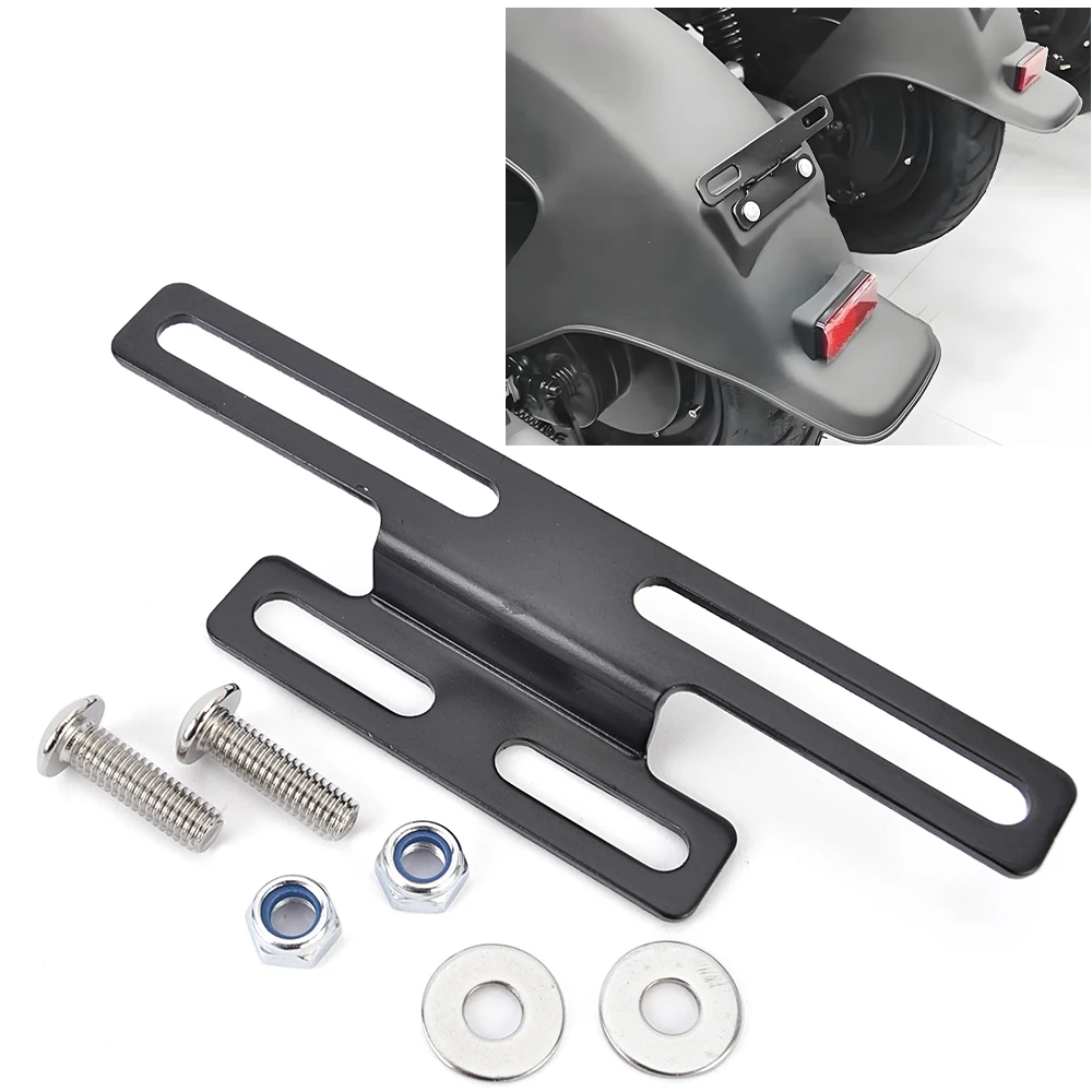 

Motorcycle License Plate Bracket Taillight Metal Number Plate Frame Holder Light Mount for Yamaha Honda Kawasaki Ducati Suzuki