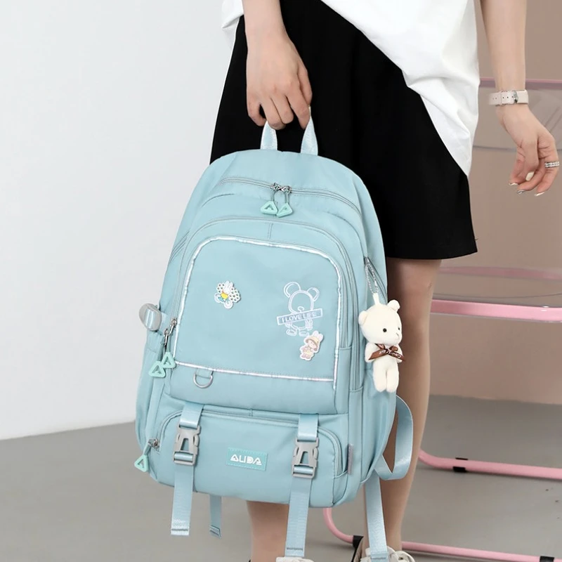 Children School Bags For Girls Large Schoolbag Kawaii Primary School Backpack Kids Book Bag Waterproof Laptop Travel Rucksack