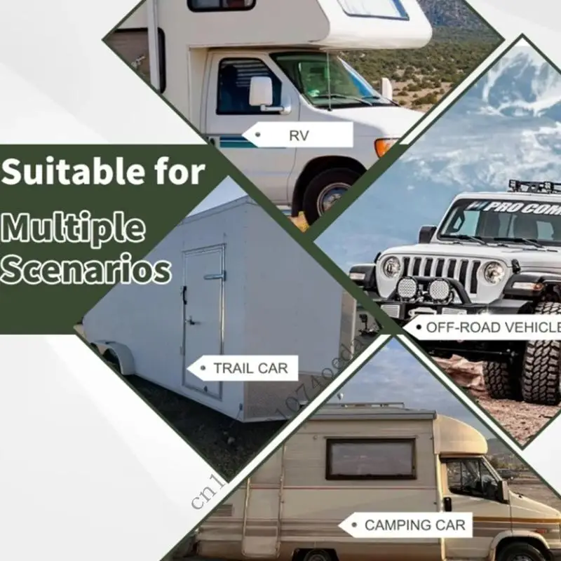 0XXC Heavy Duty ABS Mororhomes Bubble Level Suitable For Precise Parking And Outdoor Camping Compact Caravans Leveling Tool