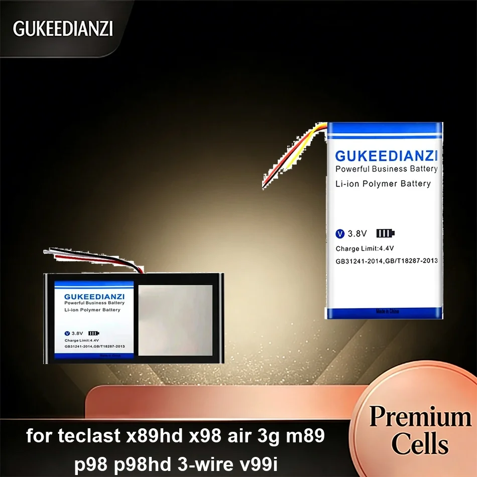 

Tablet Battery Reliable Power X89 6500-9600mAh For Teclast x89hd X98 Air 3G M89 P98 p98hd 3-Wire v99i