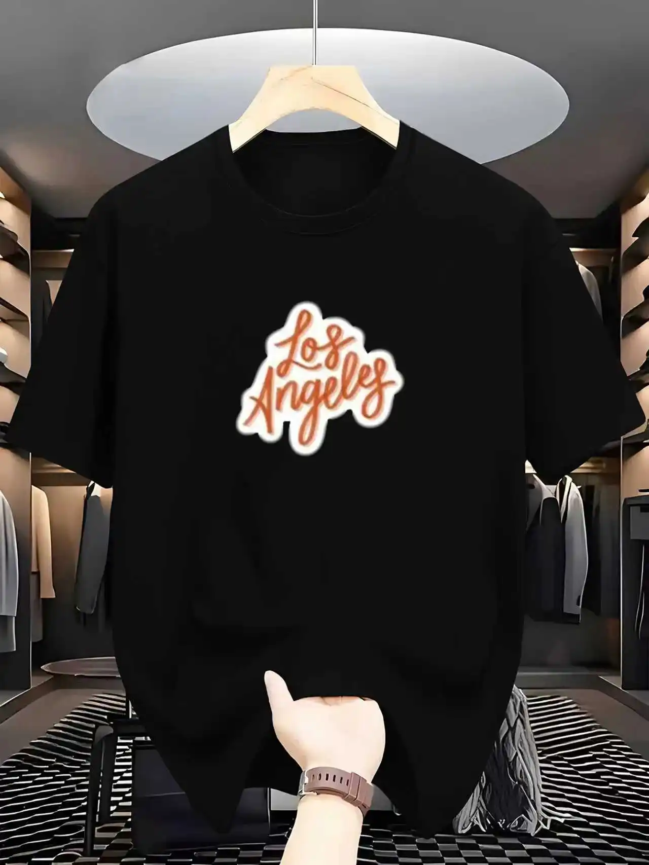 

Men's Casual Sporty Printed T-Shirt Lightweight Breathable Short Sleeve Comfortable for Daily Wear