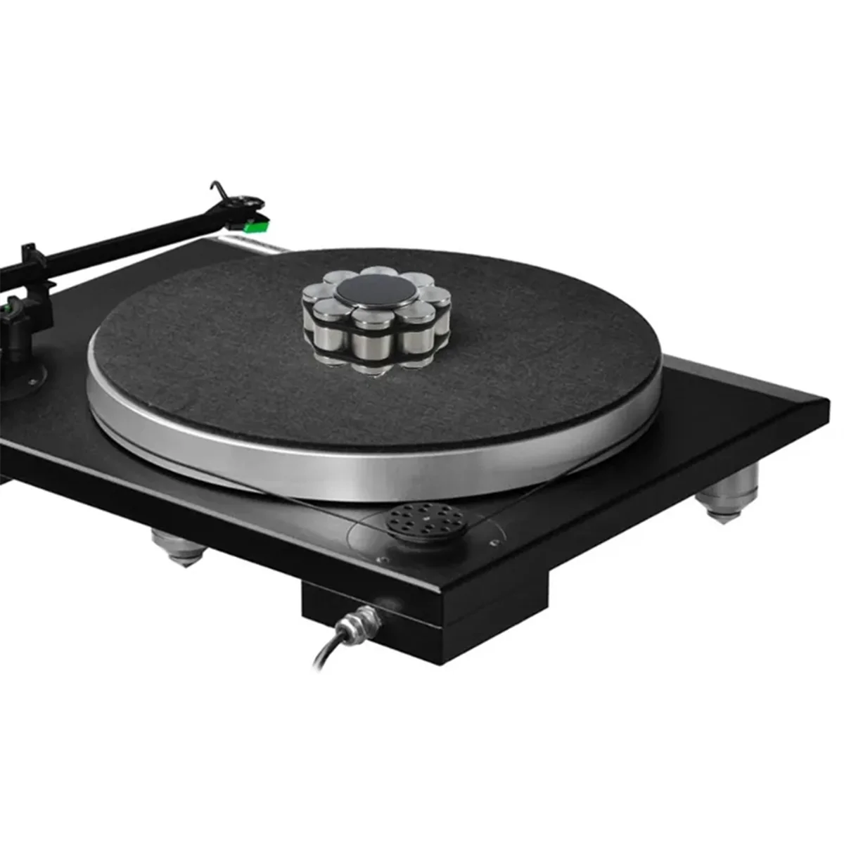 LP Vinyl Player Disc Record Weight Stabilizer Stainless Steel Material Universal Turntables Metal Record Player Part