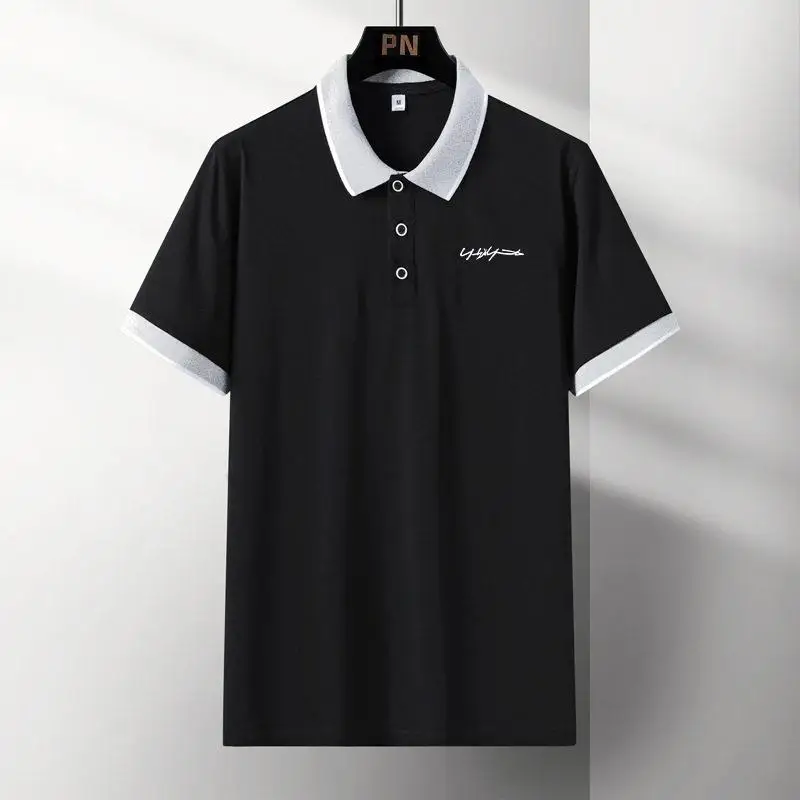

Short Sleeve T-Shirt Casual Lightweight Embroidered Shirt for Men Summer Fashion Urban Style Loose Fit Sport Scene