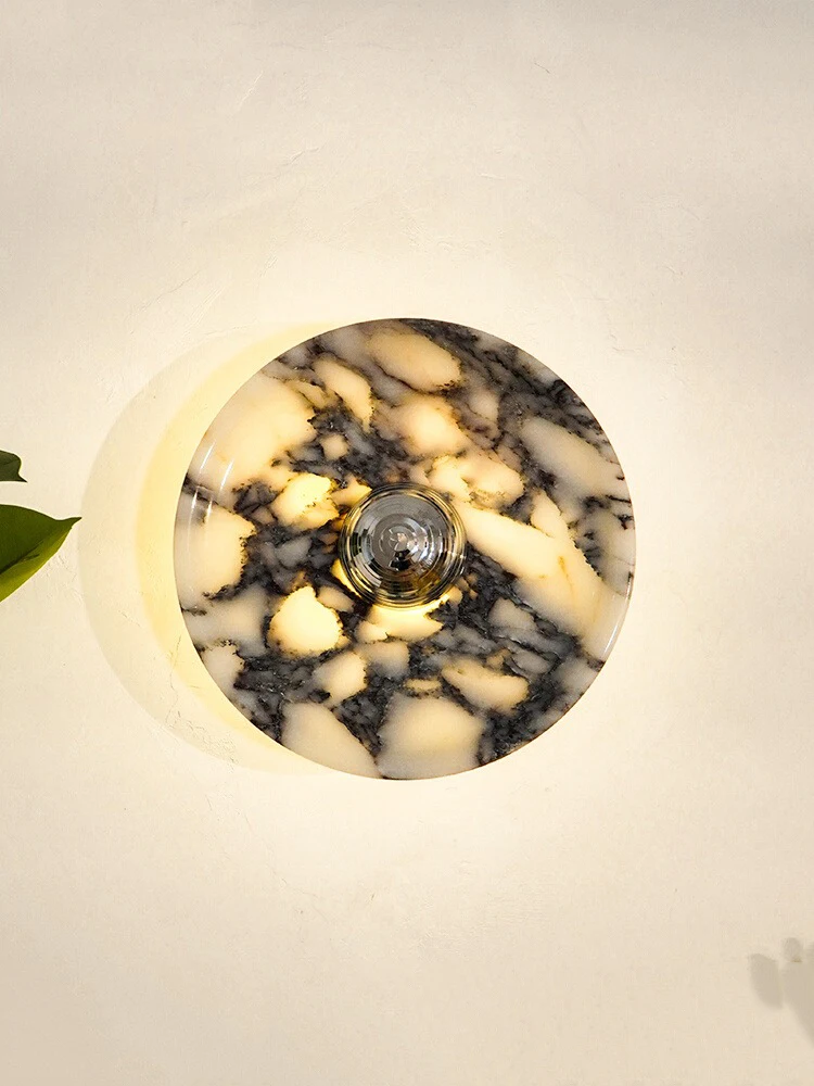 

Dimmable Luxury Wall Decoration Marble Lights Living Room Hall Bedside Aisle Decor Beautiful Wall Light Highly Recommended