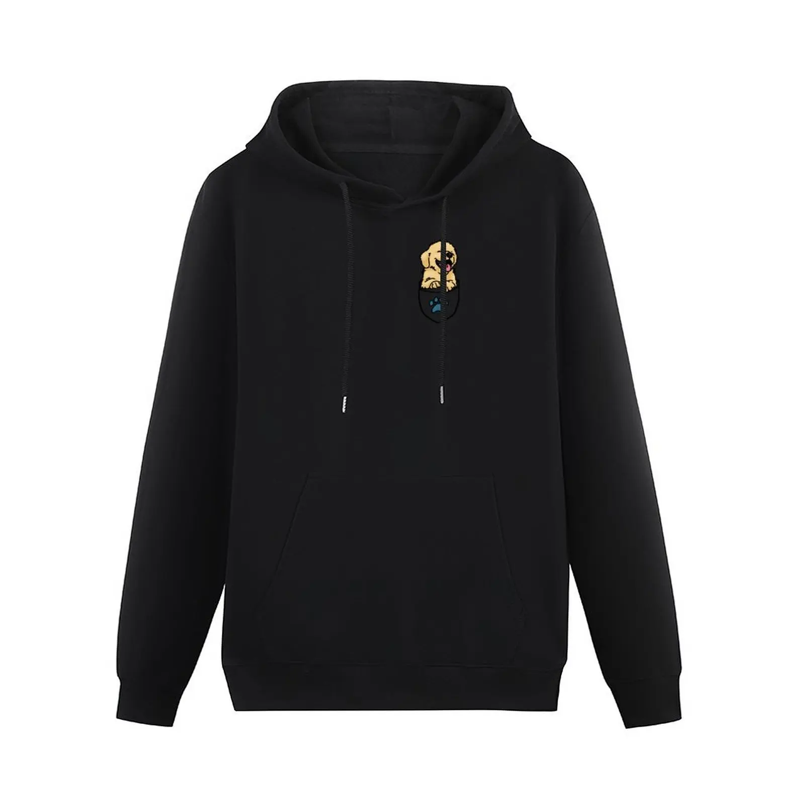 Golden Retriever Puppy Pocket Pullover Hoodie men clothes man hoodie