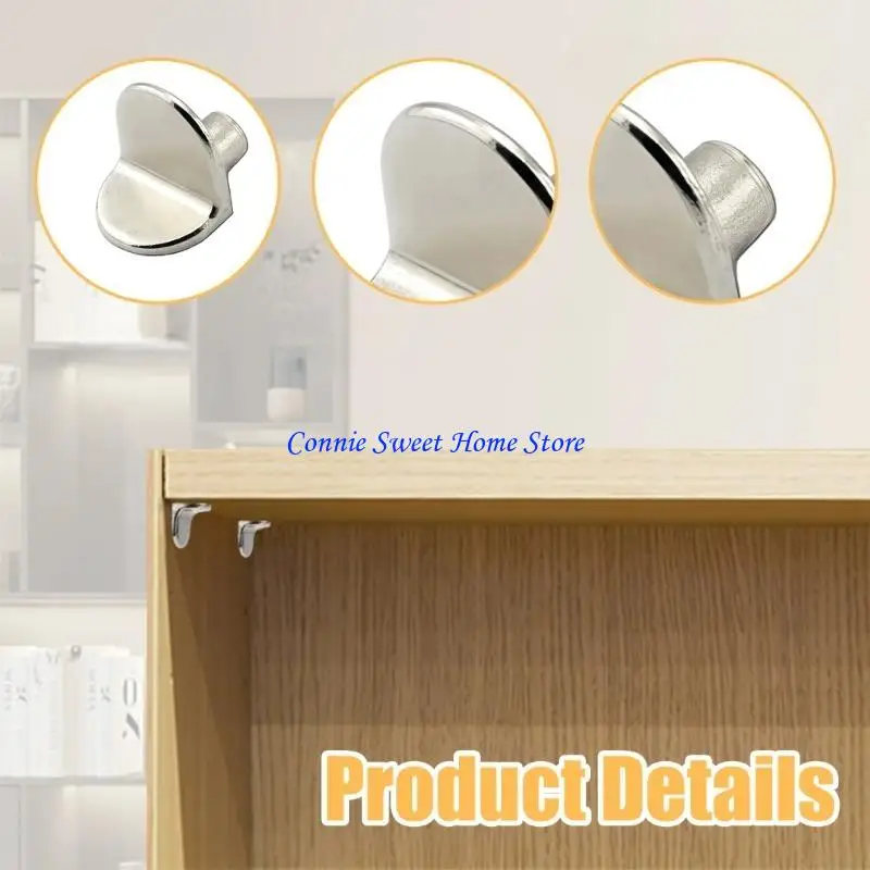 LXAF Upgrades Metal Shelf Support Brackets Heavy Load Capacity Adjustable Height Cabinet Organizers Hardware For Home Storage