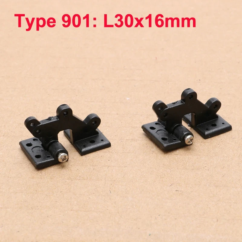 12PCS Multi-purpose Hatch Hinges Holding Mounting Base Cockpit Wing Connection Hinges DIY Accessories for RC Fixed Wing Airplane