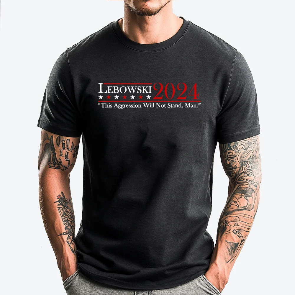 

Funny Name Lebowski Political Election Vote 2025 Men Women Hiphop Streetwear Mans Designer Clothes Men Big Size Hip Hop