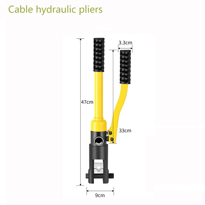 Cable Hydraulic Pliers, Manual Hydraulic Crimping Pliers, Cold Pressing Terminal Crimping Pliers, Copper Head Crimping Pliers