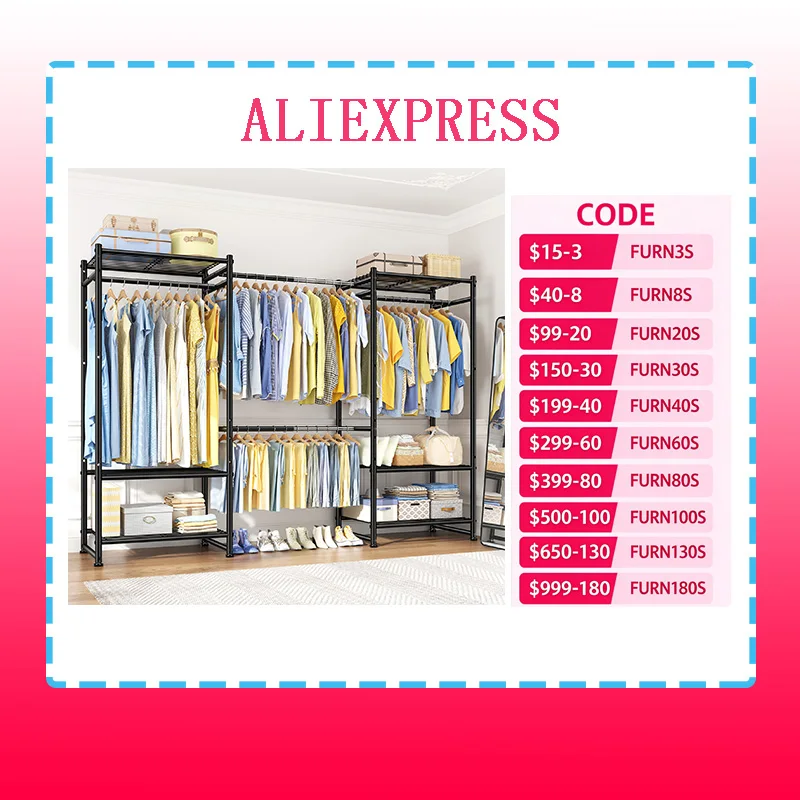 3-column Expandable Thickened Wardrobe Storage System Cabinet, Equipped With Independent Shelves And Clothing Hangers, Can Be Used For Hanging Or Stacking Clothes, Shoe Bags, Scarves, Hats, Etc. The Structure Is Reinforced.