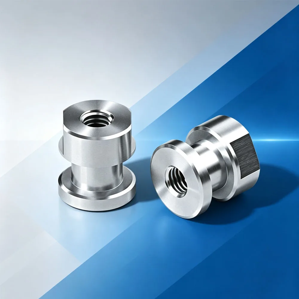 Floating Joint Eccentric Standard Simple Cylinder Connector Internal Thread Round Pneumatic Hardware Fitting