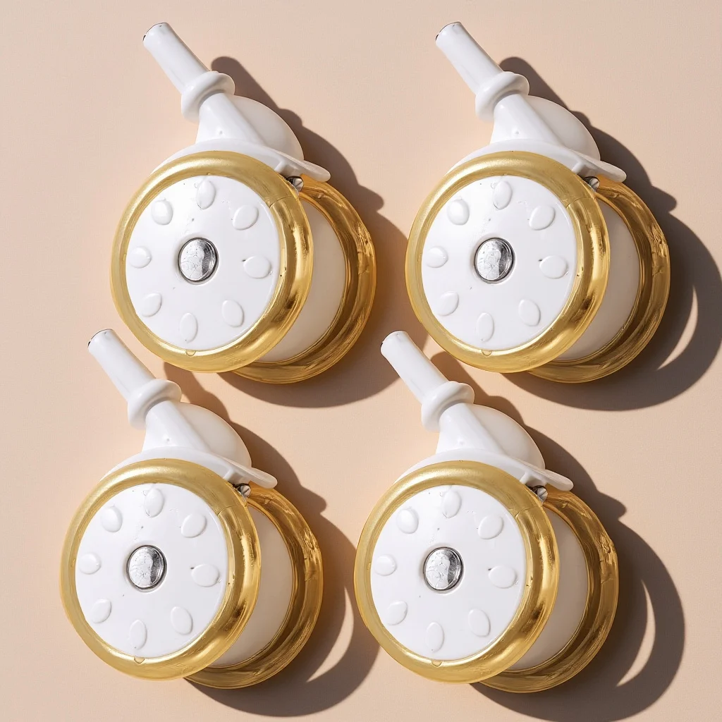 بوب عربة عجلة استبدال 4 قطعة عجلات العجلات العالمية للطفل مشوا عربة دوارة الأثاث الدائمة مكتب عجلات دوارة #6