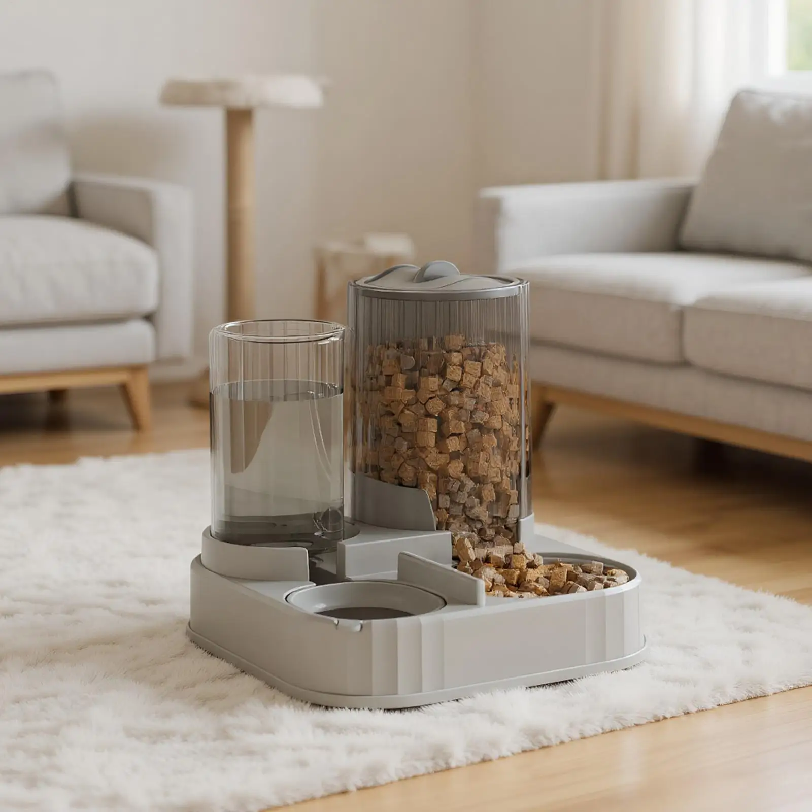 التلقائي تغذية الحيوانات الأليفة تغذية مستلزمات الحيوانات الأليفة موزع طعام كبير تغذية السيارات طعام القطط الرطب الجاف لجرو هريرة الحيوانات الصغيرة داخلي