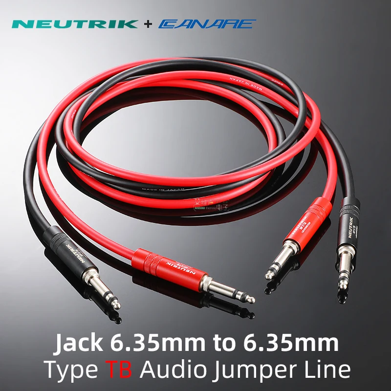 

Neutrik Canare Audio Jumper Patch Panel Cable NPP-TB 612A 312A/320A/EIA L-4E6S Line NP3TB 6.35mm jack TBPlug 1/4" B-Gauge BPO316