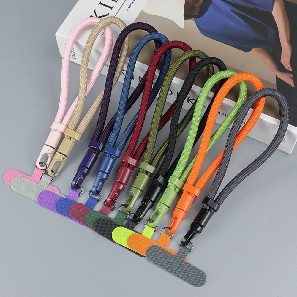 Universal Mobile Phone Anti-loss Wrist Strap Adjustable 360° Rotation Phone Self-locking Lanyard for iPhone 17 16 15 Pro Samsung