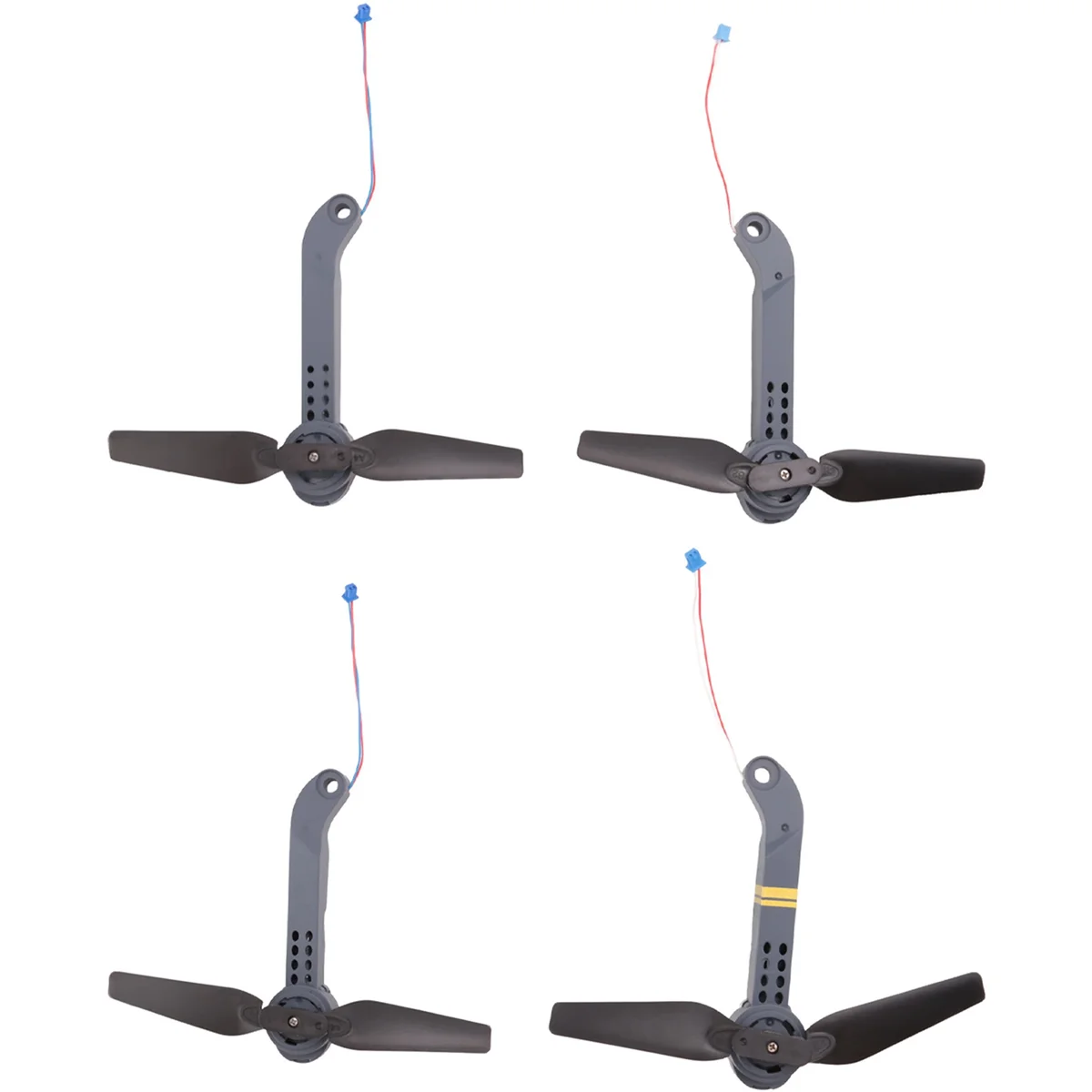 3X E58 RC Quadcopter Spare Parts Axis Arms with Motor & Propeller for FPV Racing Drone Frame Parts Replacement Accs