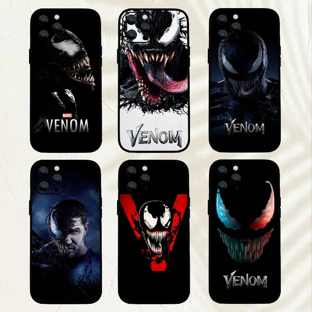 MINISO Marvel Venom  Phone Case  For Samsung Galaxy S24 S23 S22 S21 S20 Ultra Plus S20FE FE Cover