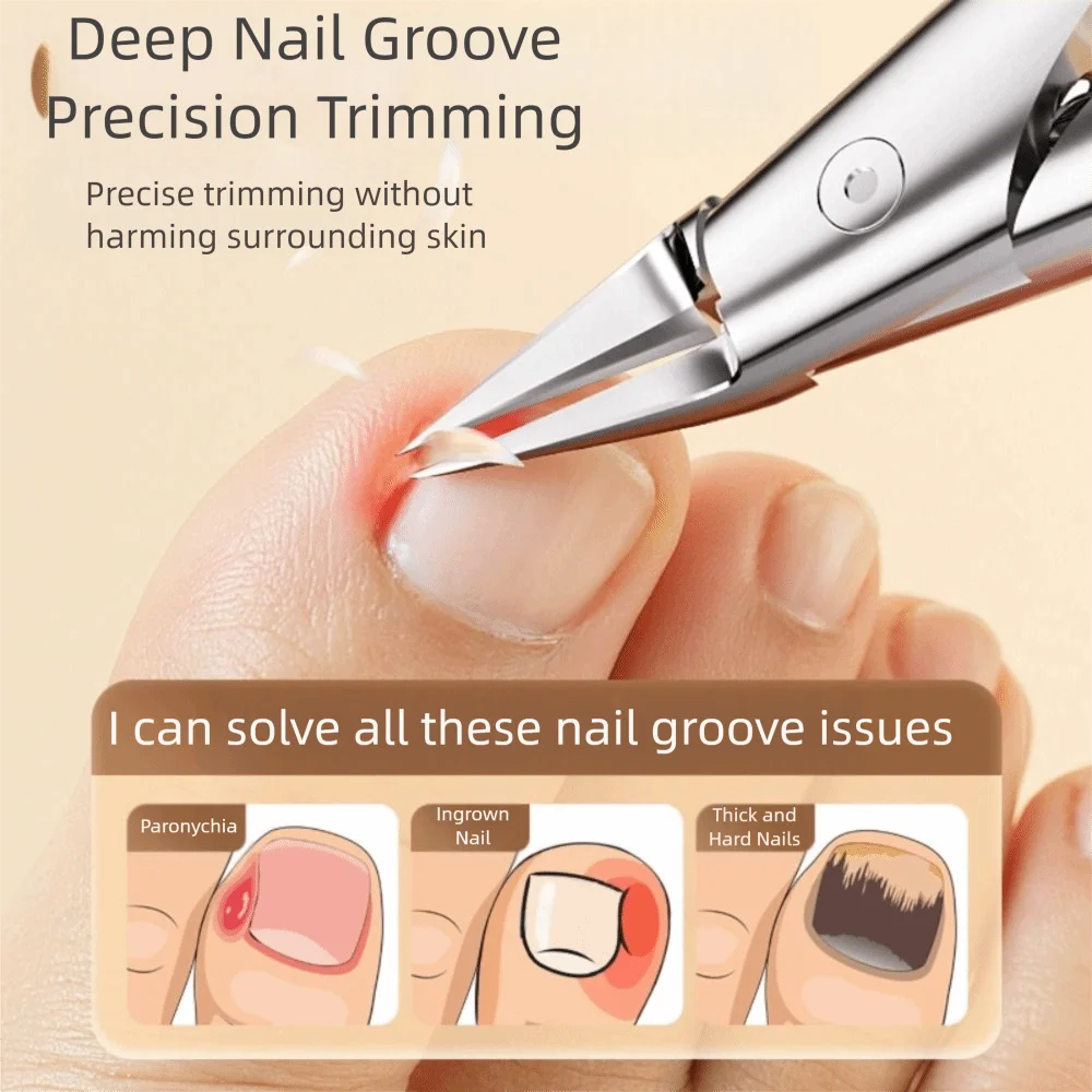 Professionele Anti-Splash Schuine Rand Nagelknipper Roestvrij Stalen Trim Nagels Schuine Teen Nageltrimmers Eagle Snavel Nagelknipper