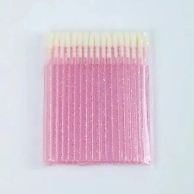 Groothandel 50/100 stuks Wegwerp Wimperborstel Mascara Applicator Wand Ogen Lip Cosmetica Borstels Extension Cosmetische Make up Gereedschap