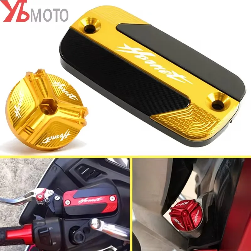 For HONDA goldwing gl1800 Hornet 600 900 CB600F 2007-2012 Motorcycle Front Brake Fluid Reservoir Cover Engine Oil Filler Cap