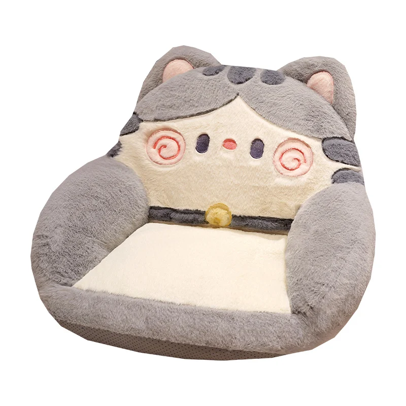 Briskorry Housse de canapé pliable en peluche pour enfants - Sans doublure - 2 en 1 - Mignon dessin