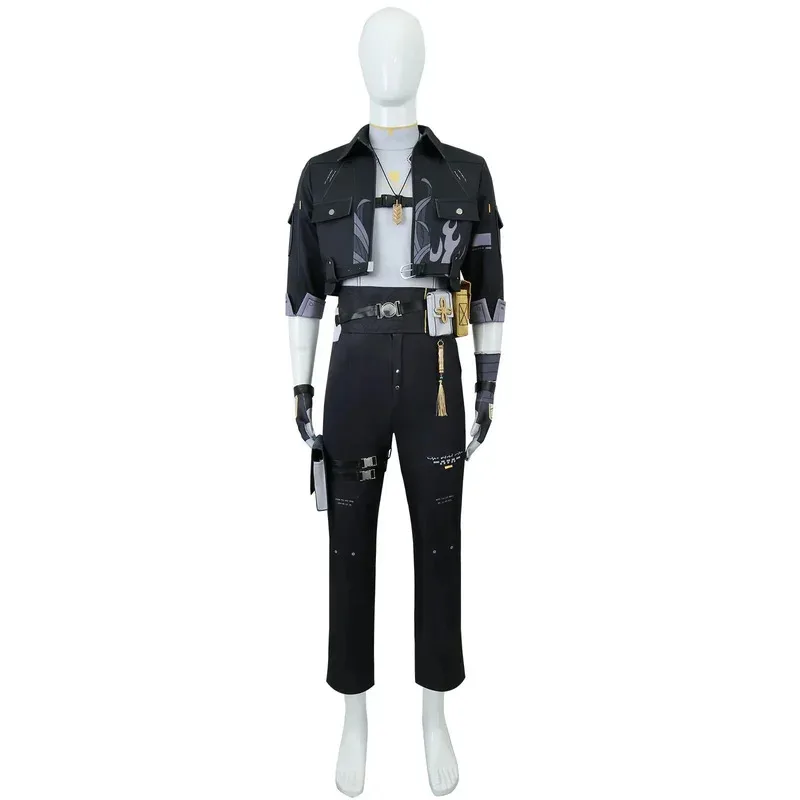 Anime Game Wuthering Waves Rover Cosplay Costume Rover Male Cosplay Outfit Wig Halloween Carnival Uniform Christmas Prop