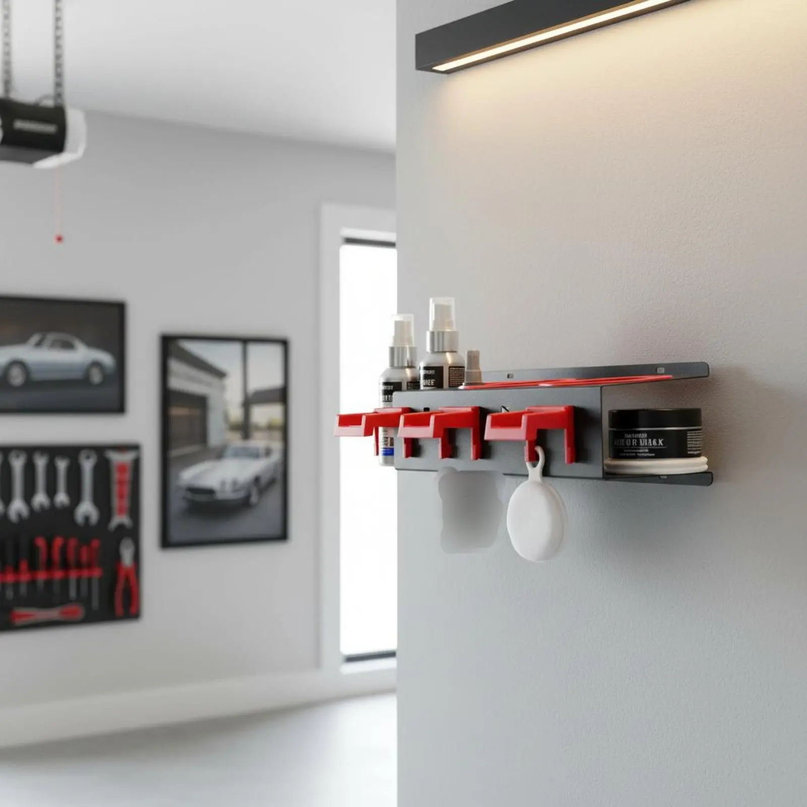 

Металлическая подставка для распылителей и инструментов для детейлинга авто, прочная, с простой установкой