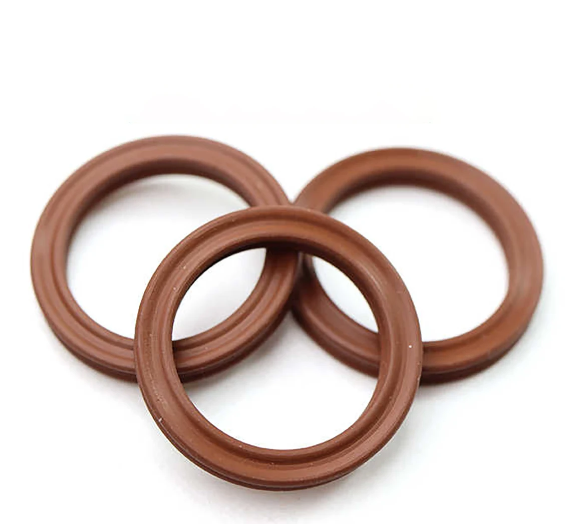 

Brown CS 2.62mm FKM X-Ring Seals ID 1.2-247.32mm Four Lip Seal Ring Gaskets Oil Resistant and Waterproof