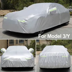 Customised Car Protection Covers For Tesla Model Y Model 3 Sunscreen Rain Protection Waterproof Anti-UV Cover Car Accessories