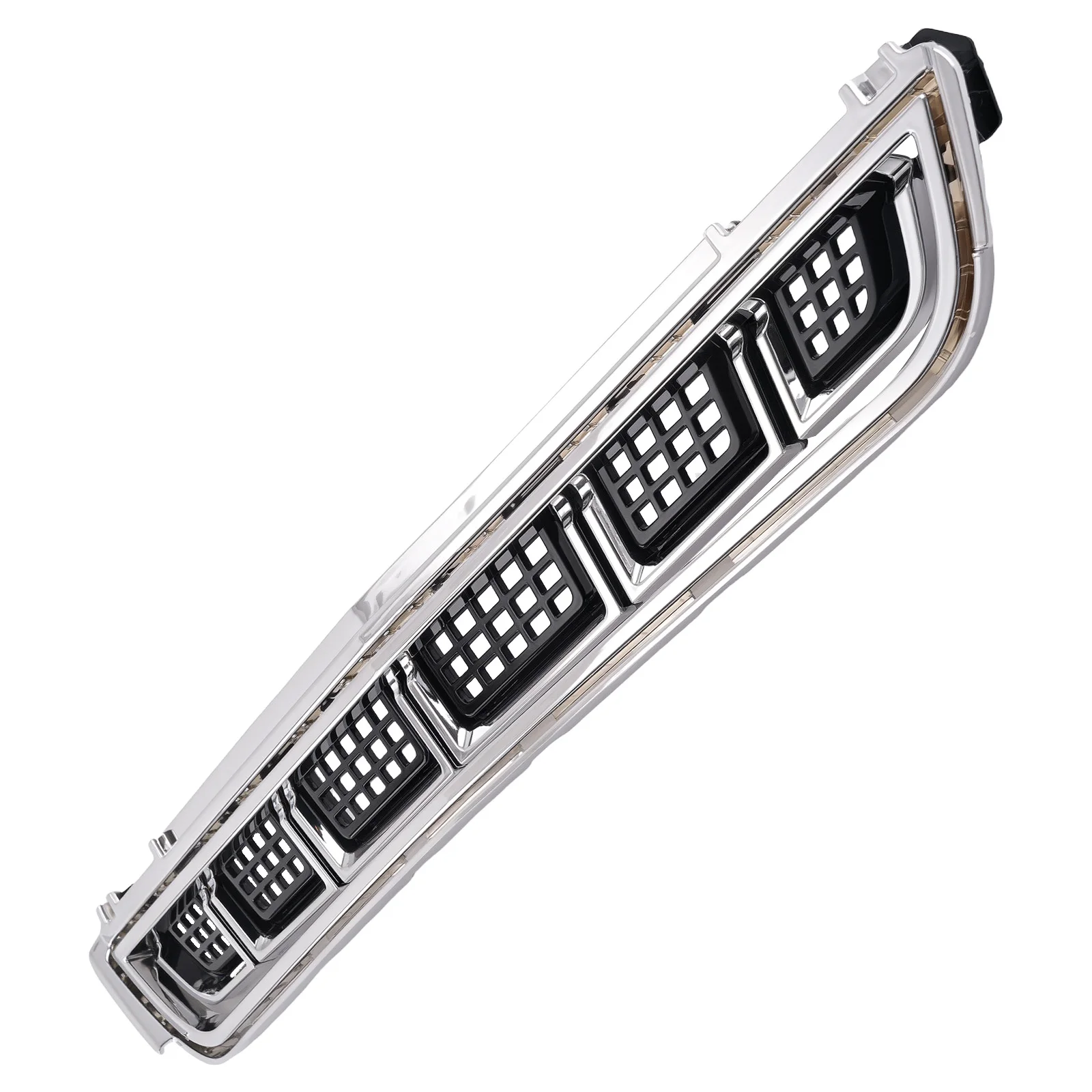 

Lower Front Bumper Grille for Cadillac XTS 13-17 20901627 Black Chrome Plastic