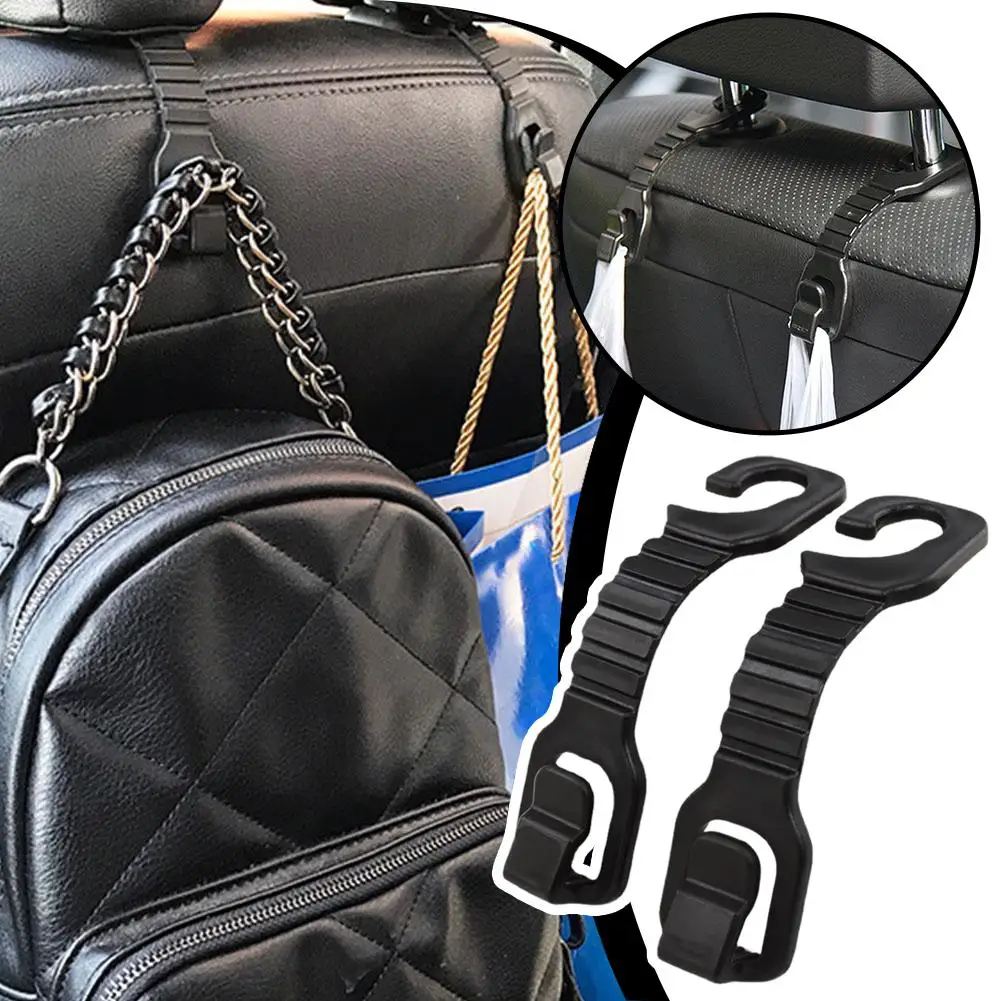 

Portable Car Hidden Seatback Hooks Multifunctional Headrest And Seatback Hooks For Vehicles Storage Interior Accessories M5A4